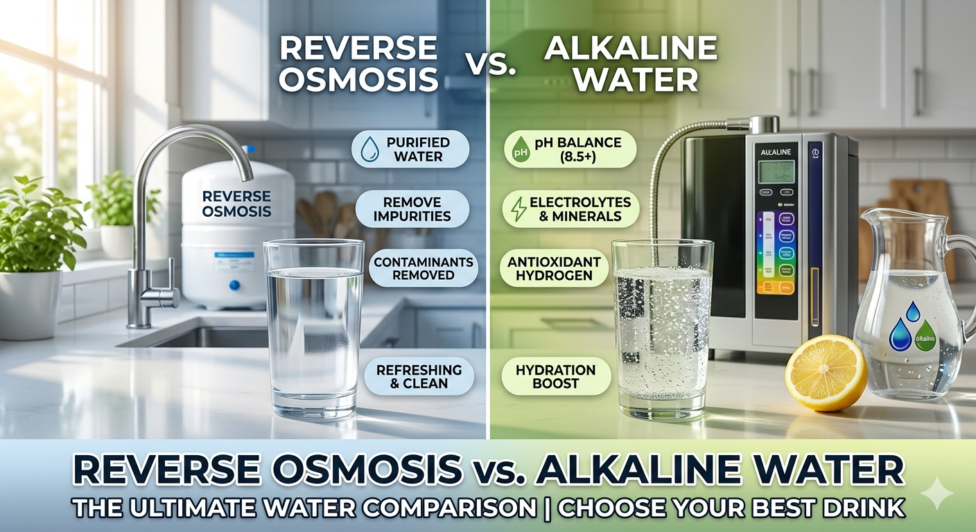 Reverse Osmosis vs Alkaline Water: Which One Is Better for You?