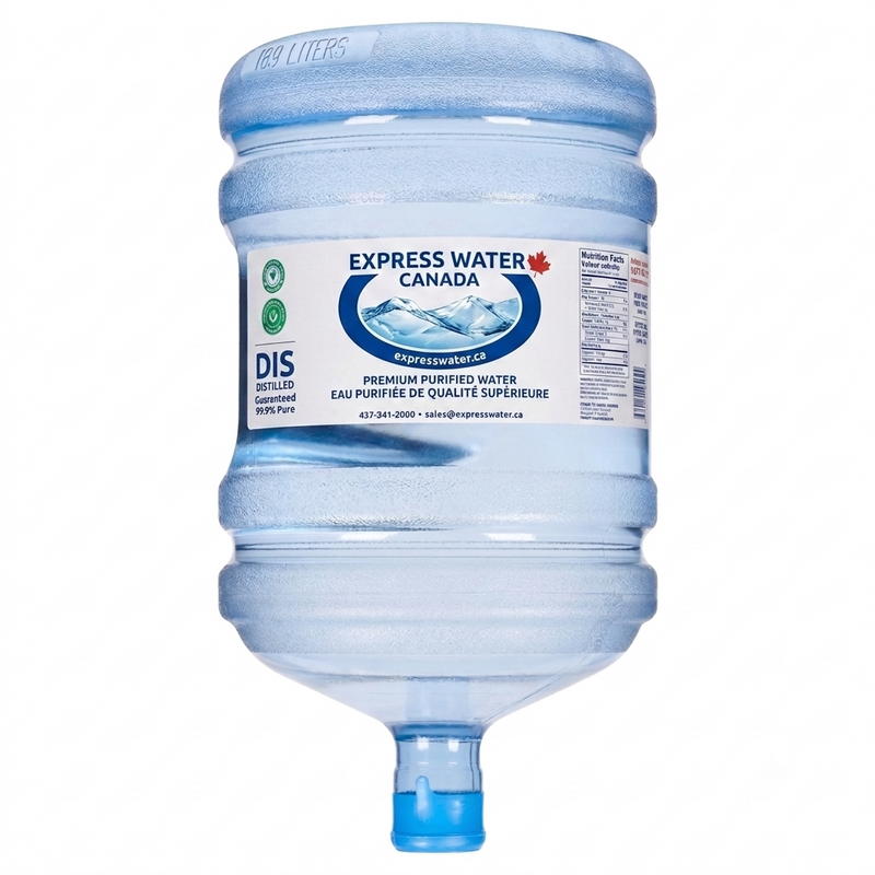Distilled Water 18L (5 Gallon) — Express Water | Steam-Distilled, GTA Delivery