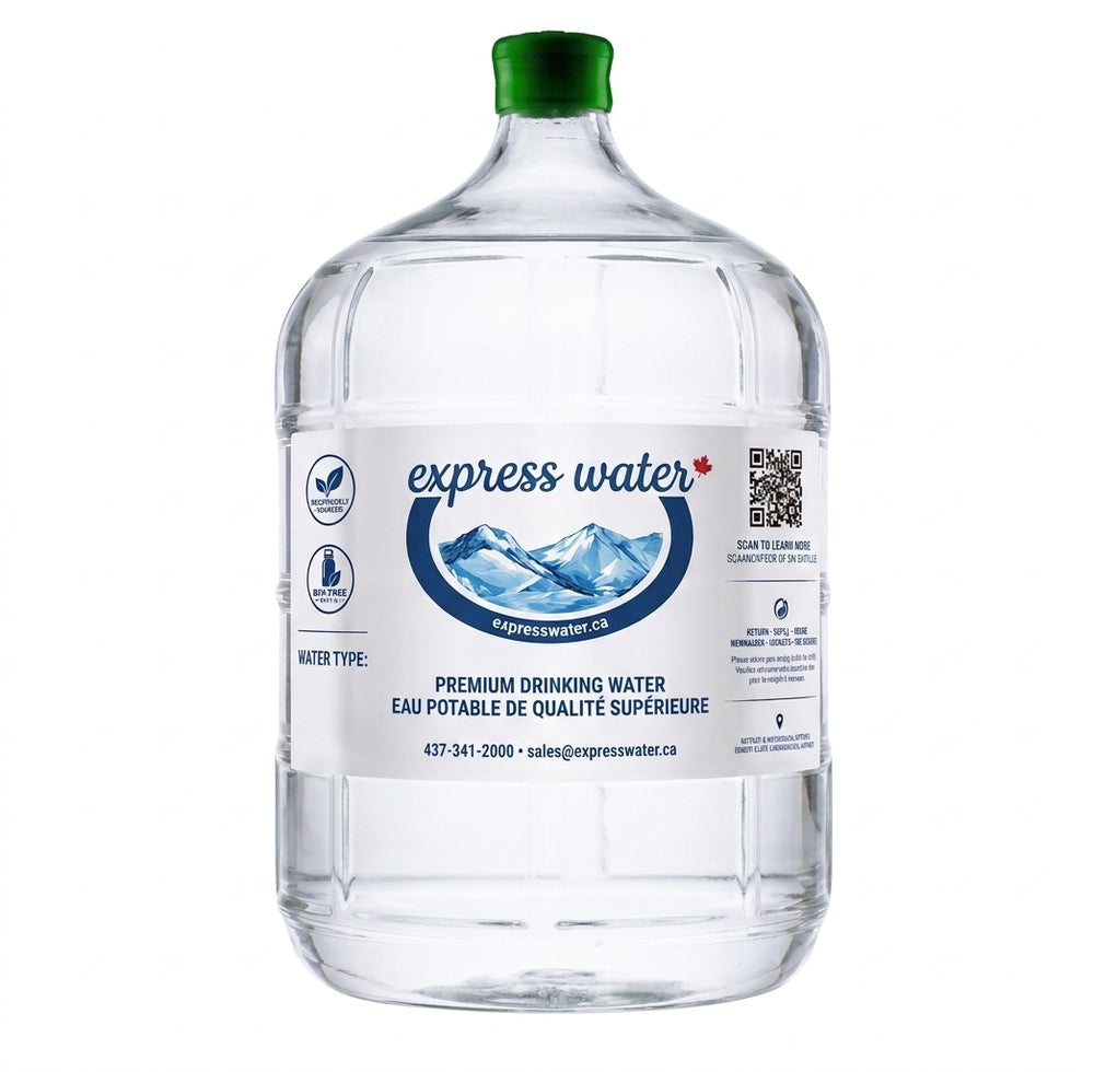 5 Gallon Glass Water Bottle – Premium Water Delivery | Express Water