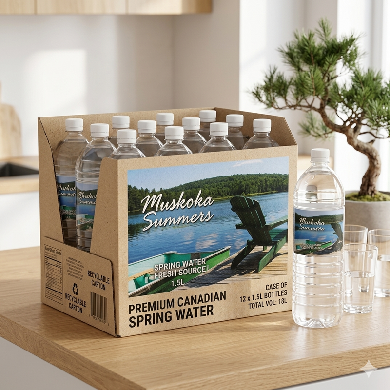 1.5 L Spring Water Case (Muskoka Summers)