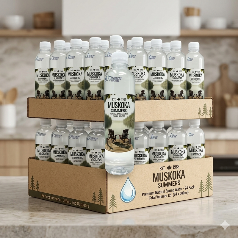 500mL Spring Water Case (Muskoka Summers)
