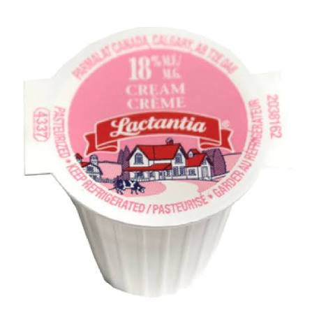 Lactantia 18% Table Cream Portions - 160 x 9ml Bulk Pack | Premium Office Coffee Creamer | Fresh Dairy Single-Servings