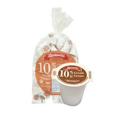 Lactantia 10% Half & Half Cream Portions - 160 x 9ml Bulk Bag | Professional Office Coffee Creamer | Single-Serve Fresh Dairy