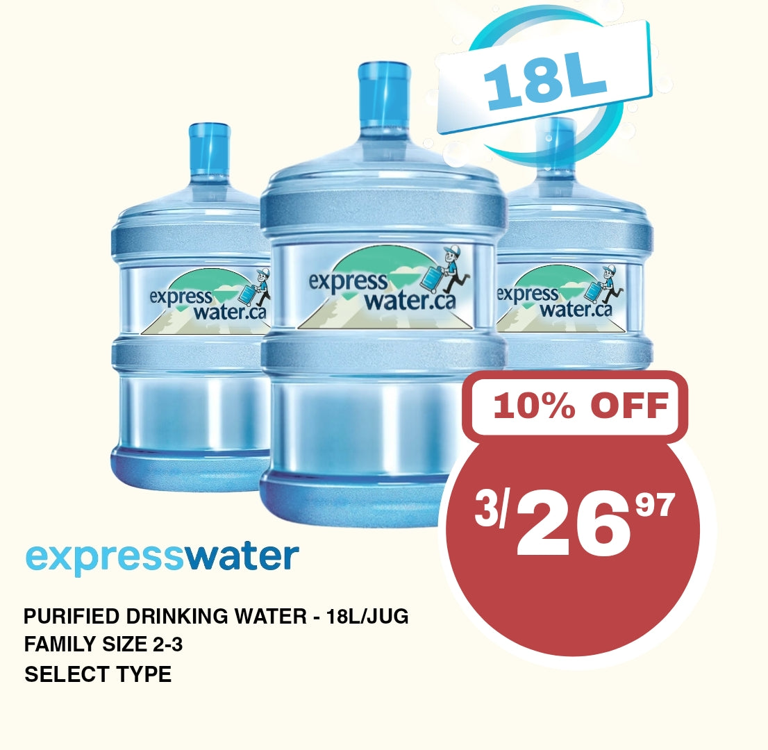 3 x 5 Gallon Bottles – Premium Drinking Water