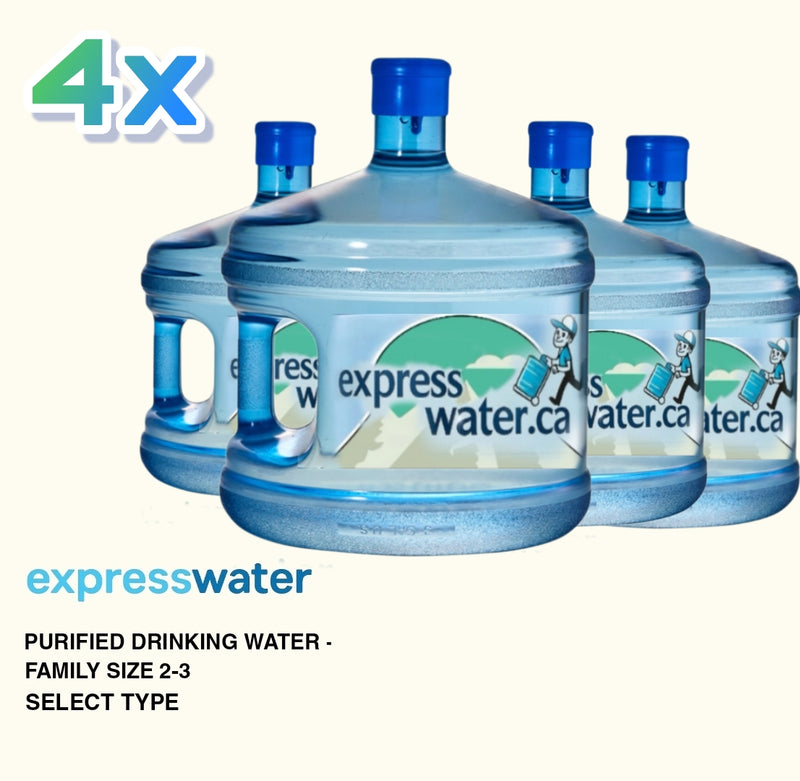 4 x 11 L Bottles – Purified Drinking Water