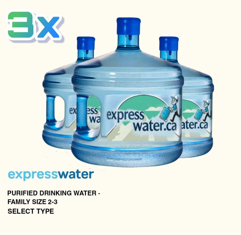 3 x 11 L Bottles – Purified Drinking Water