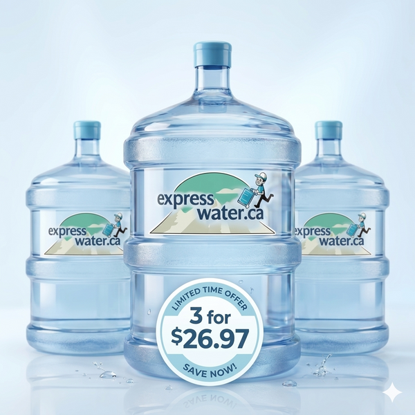 3 x 18L Bottles – Purified Drinking Water