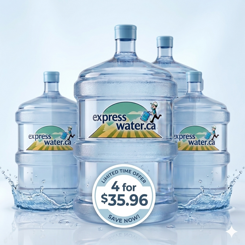 4 x 18L Bottles – Purified Drinking Water